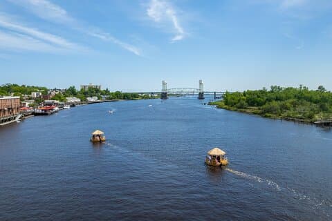 Private Downtown Wilmington River Cruise (2 Boats Max 12 People)