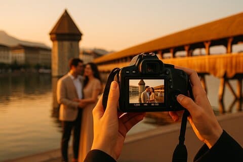 Photoshoot Tour nel centro storico di Lucerna