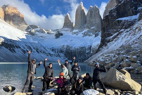 Trekking di un giorno intero alla base delle Torres del Paine