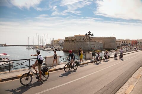 Lecce to Gallipoli E-Bike Tour with Swim, Farm Tasting +Taxi back