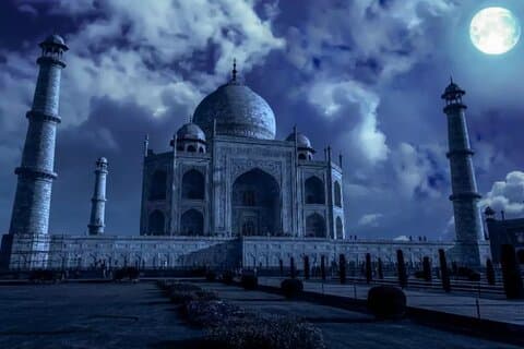 Tour de observación de la luna llena en Taj Mahal (1 noche / 2 días)