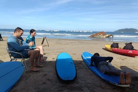 Clases de surf de Tamarindo
