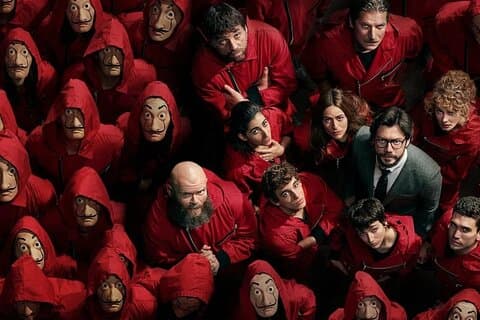 La Casa DE Papel : De echte overval in Madrid wandeltocht