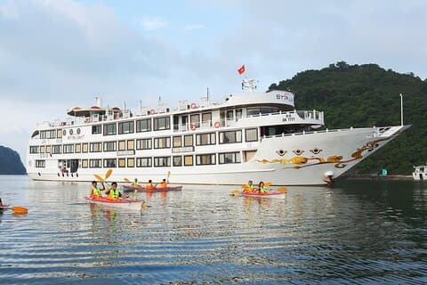 Hanoi : Croisière Starlight Baie d'Halong 2D1N avec Cabane Vue Mer