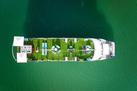 Halong Bay Day Trip Luxury Cruise With Jacuzzi and Buffet Lunch