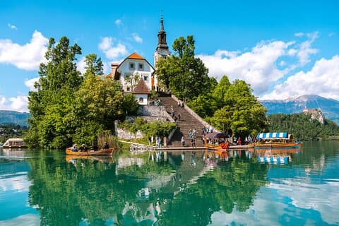 Desde Zagreb : Excursión guiada de un día a Liubliana y el lago Bled