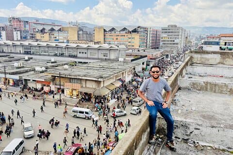 Excursão pela cidade de Addis Abeba com cerimônia de café autêntico