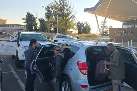 Lufthavn og hotel transfer i Windhoek Namibia