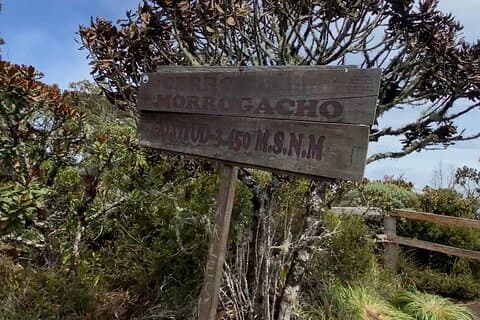 Hiking in the mountains of Salento-Cerro Morrogacho