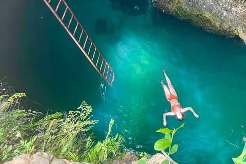 Negril Blue Hole Mineral Spring & Optional * medicine plant Tour