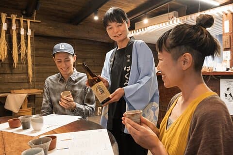 Sake Brewery Tour and Label Making in Historic Tokoname