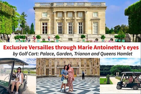 VIP Private Versailles by Golf cart | Palace, gardens & Trianon