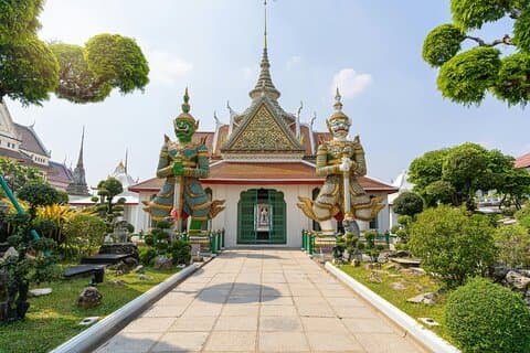 Bangkok tre tempel by tur og båttur