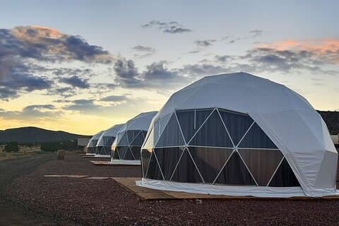 Grand Canyon Nuit Glamping avec visite en avion