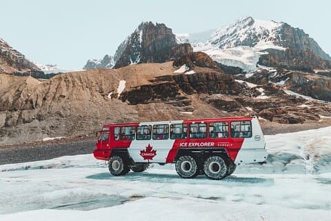 Excursión de un día por Columbia Icefield Explorador de hielo y vistas panorámicas en autobús
