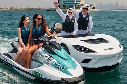 Offerta Dubai : Moto d'acqua + Jet Car Burj Al Arab