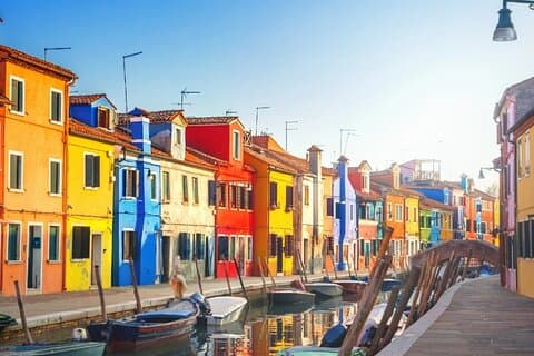 Murano & Burano Privat båttur med glas- och spetsdemos