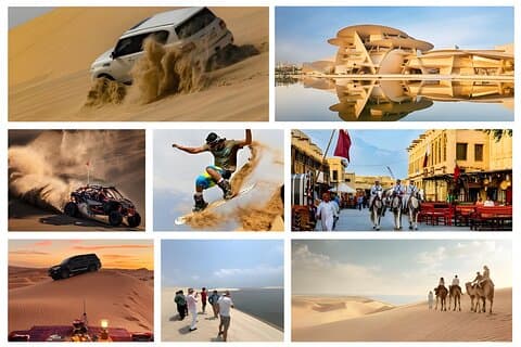 Doha City & Desert Safari – Tour privato di cultura, dune e spiaggia