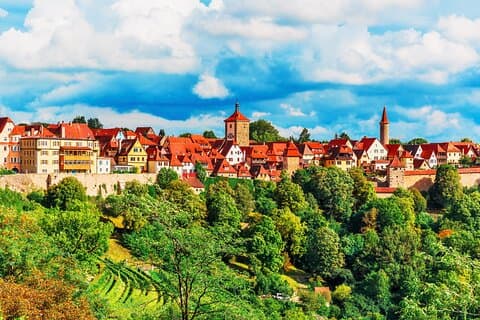 Oplev Storybook Town of Rothenburg fra Frankfurt