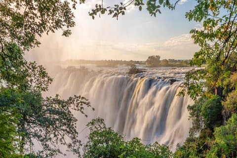 Zimbabwe en Zambia Rondleiding door de watervallen