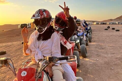 Marrakech : Quad au désert Agafay plus balade à dos de chameau