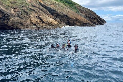 Snorkeling nos Ilhéus das Cabras Aventura Subaquática