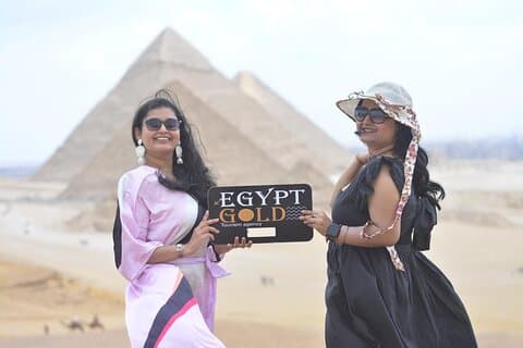 Halvdag Giza Pyramid Sphinx Camel Ride og frokost i pyramiden