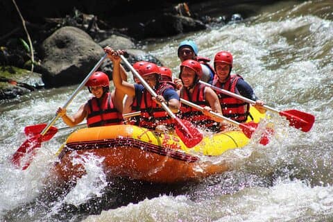 Red Paddle White Water Rafting kombinerer Bali sjov ATV ride