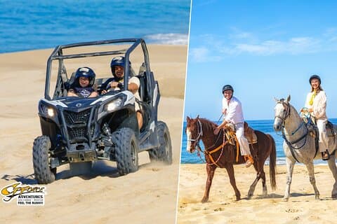 Strandridning och Can-Am X3-tur – Cabo Combo