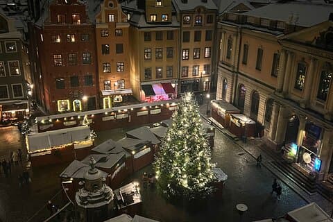 Visite de Noël et du marché de Gamla Stan