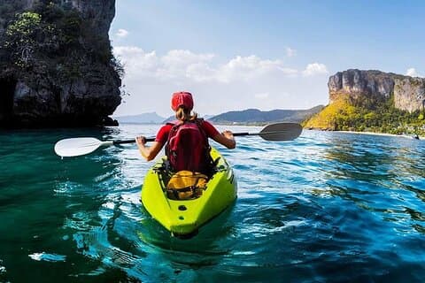 Kayaking de meio dia no Ao Thalane de Krabi com opção de pick up
