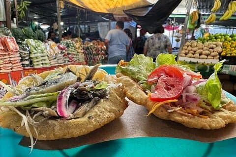 Campeche cuisine locale : visite du centre-ville et du marché