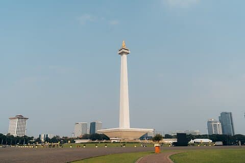 Bezienswaardigheid Jakarta met eigen auto
