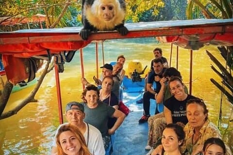 Excursion en bateau dans les mangroves de singe à Manuel Antonio Costa Rica