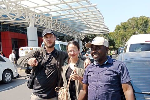 Transporte sem problemas para o aeroporto Hotel Shuttle em Livingstone Zâmbia
