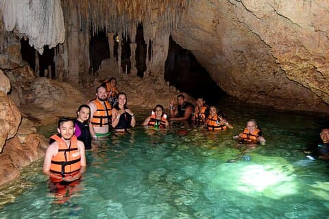 Underground Cenote River and Akumal Turtle Search