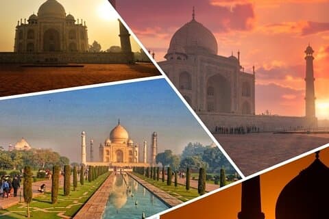 Taj Mahal, Agra Fort, Mehtab Bagh & Baby Taj Agra Stadstour