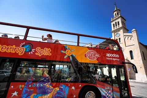 Linea Rossa: Tour panoramico di Spalato con bus turistico