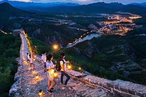 Beijing Simatai Great Wall & Gubei Water Town Kvällsäventyr