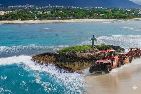 Combo: Avventura in buggy e tour della città: campagna, gusto e spiaggia