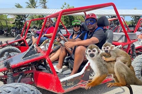 Combo Buggy, Passeio com Macacos e Visita a uma Plantação - Aventura em Puerto Plata