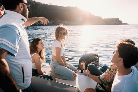 Excursão de barco partilhada da Ilha Capri a partir de Sorrento