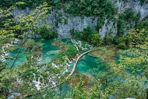 Visite privée des lacs de Plitvice au départ de Split avec Guide local
