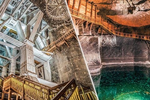Salzbergwerk Wieliczka ab Krakau, geführte halbtägige Tour mit privatem Transport
