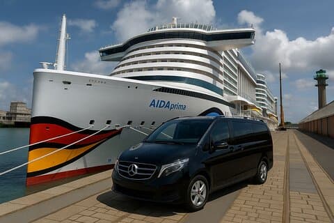 Transfers between Paris, Airports and Le Havre Port