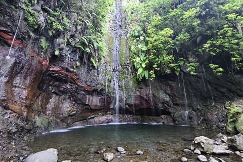 Rabaçal Scenic Hike 25 Fontes and Risco Self Guided Experience