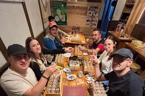Degustazione di sake a Kyoto Fushimi