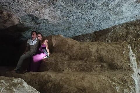 Privat adgang inde i den store pyramide i Khufu