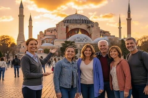 Fulddagstur til Istanbul: Hagia Sophia, Blå Moské, Topkapi-paladset