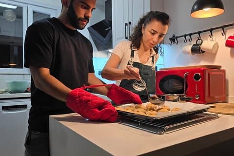 Autentica lezione di cucina turca casalinga con coppia locale Istanbul